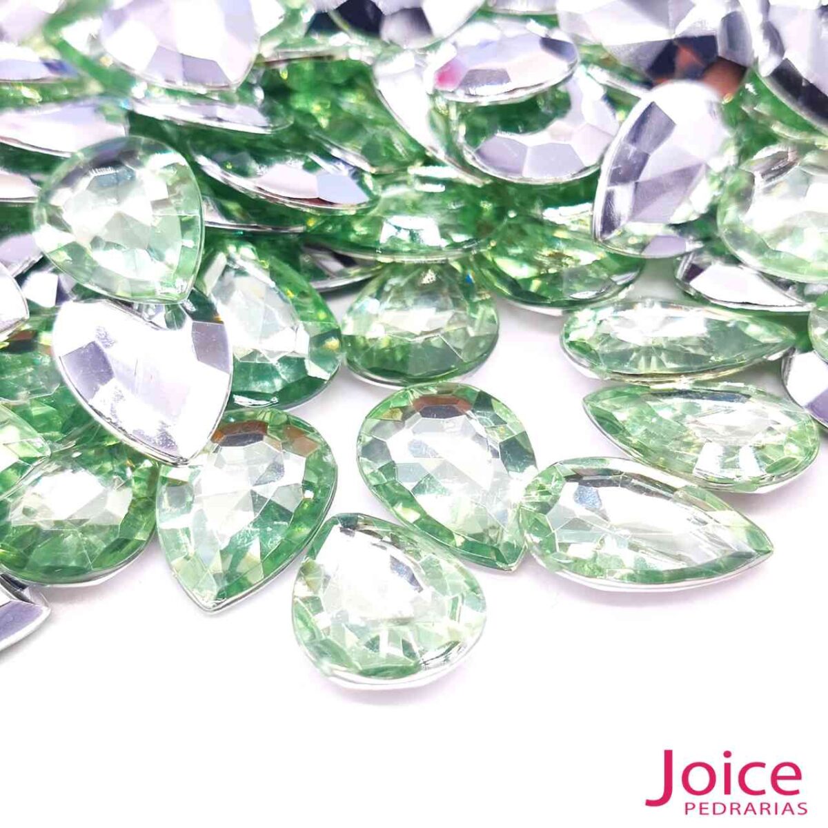 Gota Base Irregular Acrilico 13mm x 18mm c/500Un - Imagem 52