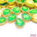 Chaton Gota Acrílico Com Base ABS dourado com Strass 13mm X 18mm C/500-Unidades - Imagem 15