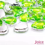 Pedra Engrampada Gota 13mm X 18mm Com Base De Aço C/200-Unidades