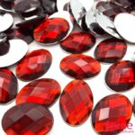 Sextavado Oval 18mm X 25mm Acrílico C/200Unidades - Imagem 8