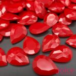 Gota Base Irregular Acrílico Leitoso 18mm X 25mm C/200Unidades