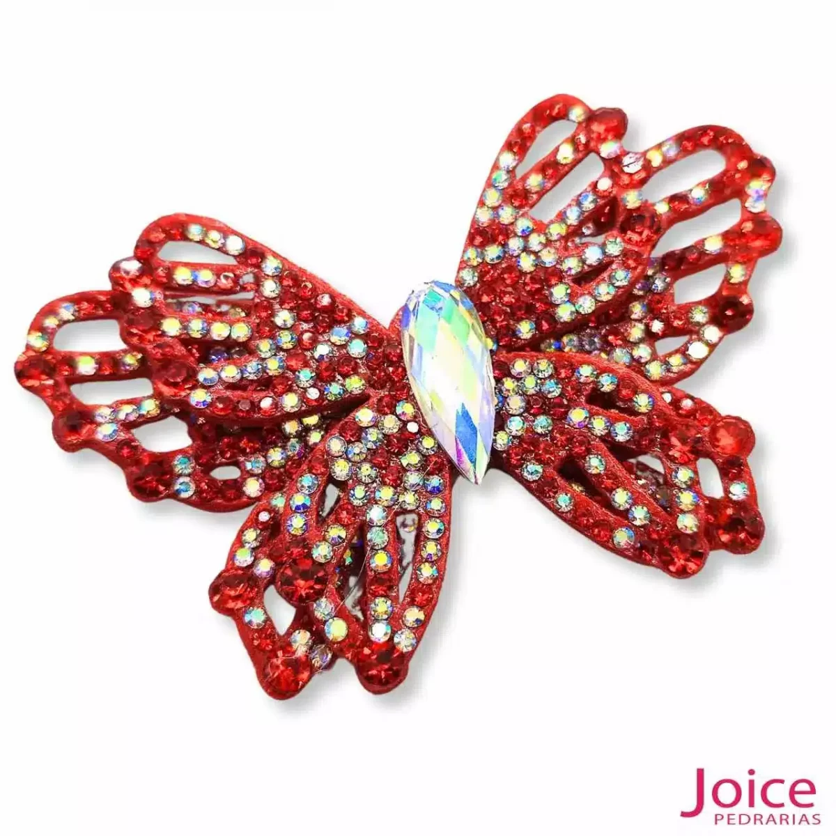 Aplique Borboleta Com Strass De Cristal 50mm x 80mm C/10-Unidades Ref:23-009 - Imagem 9