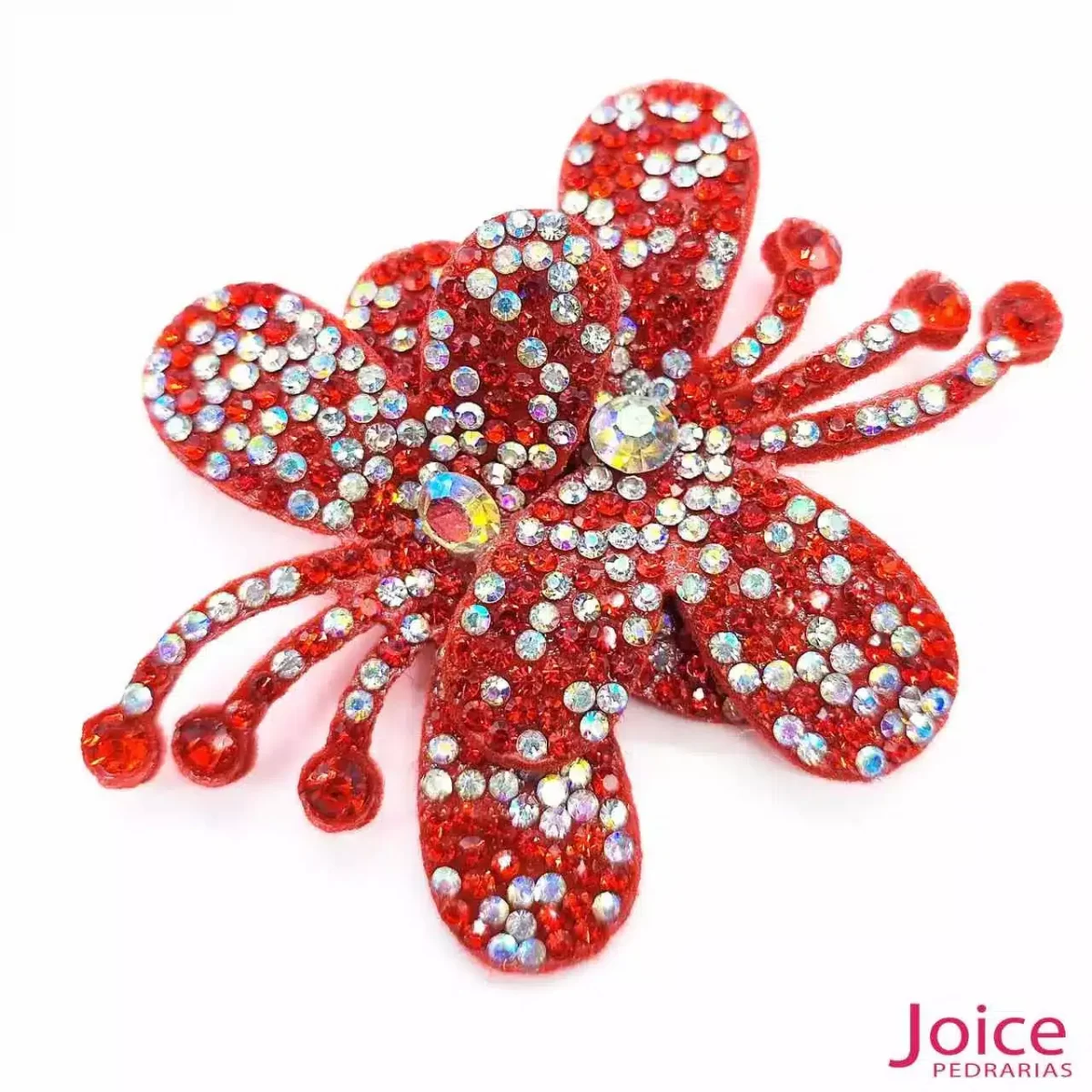 Aplique Borboleta Com Strass De Cristal 65mm C/10-Unidades Ref:19-281 - Imagem 6