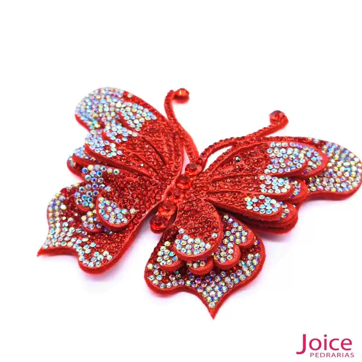 Aplique Borboleta Com Strass De Cristal 90mm x 100mm C/5-Unidades Ref:22-607 - Imagem 11