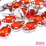 Pedra Engrampada Gota 13mm X 18mm Com Base De Aço C/200-Unidades - Imagem 15