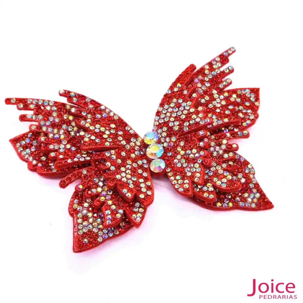 Aplique Borboleta Com Strass De Cristal 75mm X 110mm C/5-Unidades Ref:23-A148 - Imagem 9