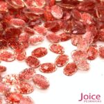Oval Com Glitter Sextavado  4mm X 6mm c/10000Un - Imagem 3