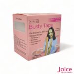 Busty Tape sutiã rolo adesivo fita levanta seios + 1 Par de capas de silicone para mamilos reutilizado