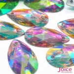 Gota Resina Base Reta AB 13mm X 22mm Com Furo C/500Unidades - Imagem 2