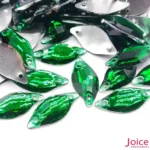 Chaton Resina Navete Marquise Com Furo 9mm X 20mm C/1000-Unidades