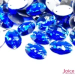 Chaton Oval Resina Base Reta Com Furo 13mm X 18mm C/500-Unidades - Imagem 4