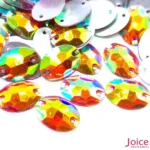 Chaton Oval Resina Base Reta AB Com Furo 13mm X 18mm C/500-Unidades - Imagem 6