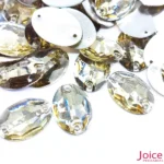 Chaton Oval Resina Base Reta Com Furo 17mm X 24mm C/300-Unidades - Imagem 9