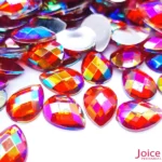 Chaton Gota Sextavado Acrílico AB10mm X 14mm Acrílico C/1000-Unidades - Imagem 8