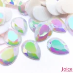 Chaton Gota Diamante Base Reto 13mm X 18mm C/200Unidades - Imagem 7