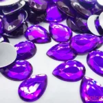 Chaton Gota Diamante Base Reto 13mm X 18mm C/200Unidades - Imagem 3