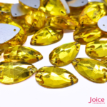 Gota Imitação Swarovski De Vidro 17mm X 28mm Com Furo Base Reta C/100-Unidades - Imagem 9