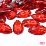 Gota Imitação Swarovski De Vidro 17mm X 28mm Com Furo Base Reta C/100-Unidades - Imagem 8