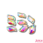 Navete Marquise Imitação Swarovski De Vidro 10mm x 20mm Com Furo Base Reta C/200-Unidades - Imagem 2