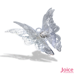 Tag Borboleta Com Strass De Metal 40mm x 35mm C/50-Unidades - Imagem 3