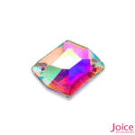 Fotmato Irregular Imitação Swarovski De Vidro 17mm X 21mm Com Furo Base Reta C/200-Unidades - Imagem 3