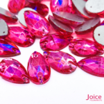 Gota Imitação Swarovski De Vidro 17mm X 28mm Com Furo Base Reta C/100-Unidades - Imagem 10