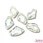 Diamante irregular Imitação Swarovski De Vidro 17mm X 27mm Com Furo Base Reta C/90-Unidades - Imagem 4