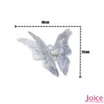 Tag Borboleta Com Strass De Metal 40mm x 35mm C/50-Unidades - Imagem 4