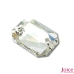 Retângulo Imitação Swarovski De Vidro 18mm X 25mm Com Furo Base Reta C/200-Unidades - Imagem 4
