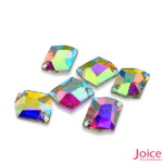 Fotmato Irregular Imitação Swarovski De Vidro 17mm X 21mm Com Furo Base Reta C/200-Unidades - Imagem 2