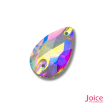 Gota Imitação Swarovski De Vidro 13mm X 22mm Com Furo Base Reta C/200-Unidades - Imagem 4