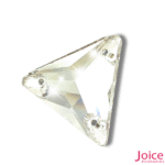 Triângulo Imitação Swarovski De Vidro 22mm X 22mm Com Furo Base Reta C/200-Unidades - Imagem 3