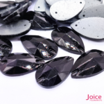 Gota Imitação Swarovski De Vidro 17mm X 28mm Com Furo Base Reta C/100-Unidades - Imagem 6