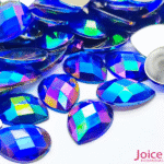 Chaton Gota Sextavado Acrílico (AB) 13mm  X  18mm Acrílico C/500-Unidades - Imagem 7