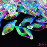 Chaton Resina Navete Marquise (AB) Com Furo 14mm X 30mm C/300-Unidades - Imagem 2