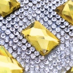 Manta De Strass Com Pedra Retangulo 10mm x 14mm Termo Colante - Imagem 4