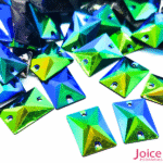Retângulo De Resina AB Com Furo 13mm X 18mm C/500-Unidades - Imagem 5