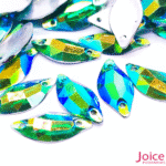 Chaton Resina Navete Marquise (AB) Com Furo 9mm X 20mm C/1000-Unidades - Imagem 3