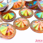 Chaton Indiana Redondo Com (AB) Resina 30mm C/100-unidades - Imagem 5