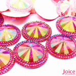 Chaton Indiana Redondo Com (AB) Resina 30mm C/100-unidades - Imagem 3