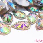 Chaton Indiana Gota Com (AB) Resina 20mm x 30mm C/100-unidades - Imagem 4