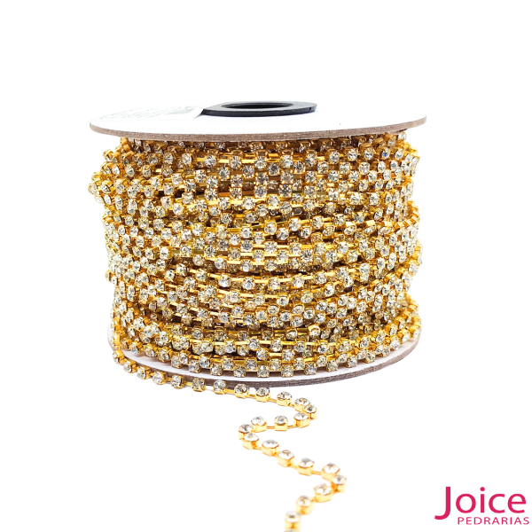 Corrente De Strass ss16 A Com 50-Metros