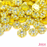 Chaton Flor De Srass Com Base ABS dourado 10mm C/1000-Unidades - Imagem 9