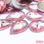 Chaton Indiana Gota Com Resina 20mm x 30mm C/100-unidades