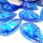 Chaton Indiana Gota Com Resina 20mm x 30mm C/100-unidades - Imagem 4