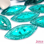 Chaton Indiana Navete Com Resina 20mm x 40mm C/100-unidades - Imagem 4