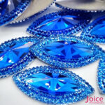 Chaton Indiana Navete Com Resina 20mm x 40mm C/100-unidades - Imagem 5