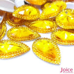 Chaton Indiana Gota Com Resina 20mm x 30mm C/100-unidades - Imagem 6