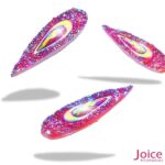 Chaton Gota Palito Pavão Base Reta De Resina 9mm X 36mm C/200-unidades - Imagem 2