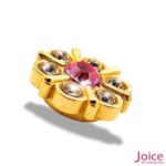 Chaton Flor De Srass Com Base ABS dourado 10mm C/1000-Unidades - Imagem 2